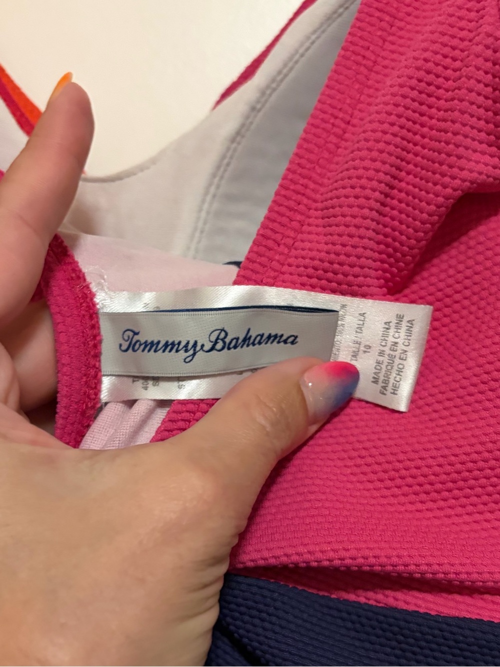 🌴☀️🌊Tommy Bahama Color block One-Piece Swimsuit Wrap Side Tie☀️🌴🌸 - Picture 7 of 12